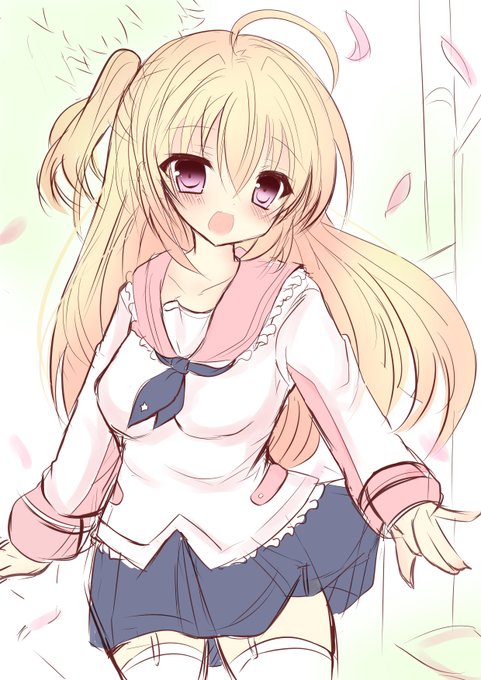 オリキャラのつぐみちゃん(*'▽`*)まだ設定や衣装はふわふわです 