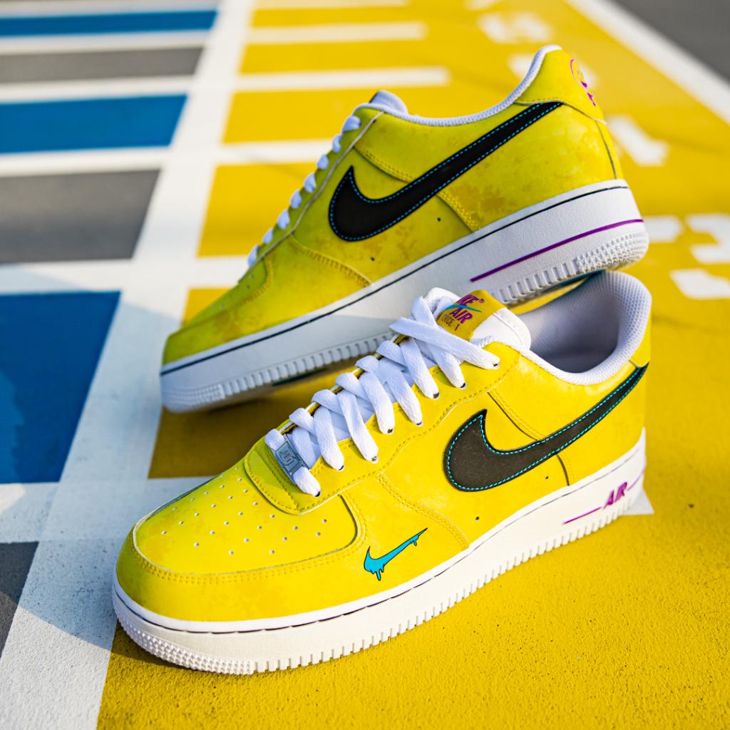 nike air force 1 low peace love & basketball