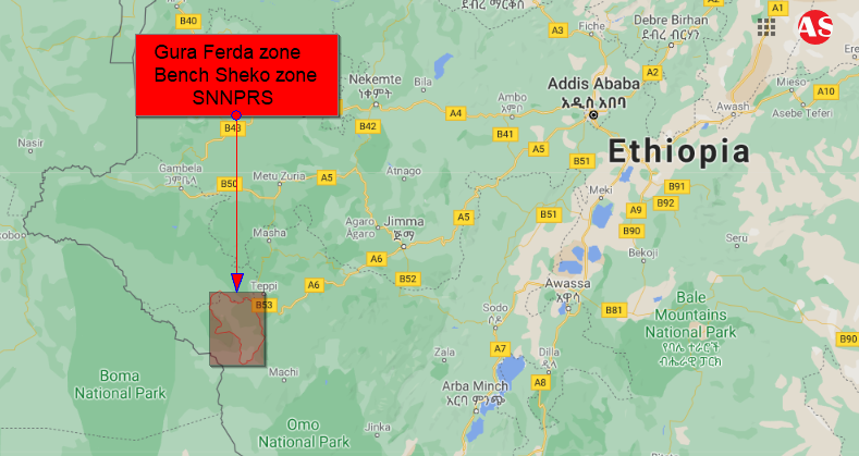 addisstandard's tweet photo. #Ethiopia: Number of civilians killed in recent attack by "unidentified armed group" in #GuraFerda, #BenchSheka zone reaches 31 https://t.co/OxVON9MYRN Furthermore, 1,480 displaced families are displaced to #Biftu town where they're receiving aid according to zonal administrator https://t.co/Eq9E9fDGTe