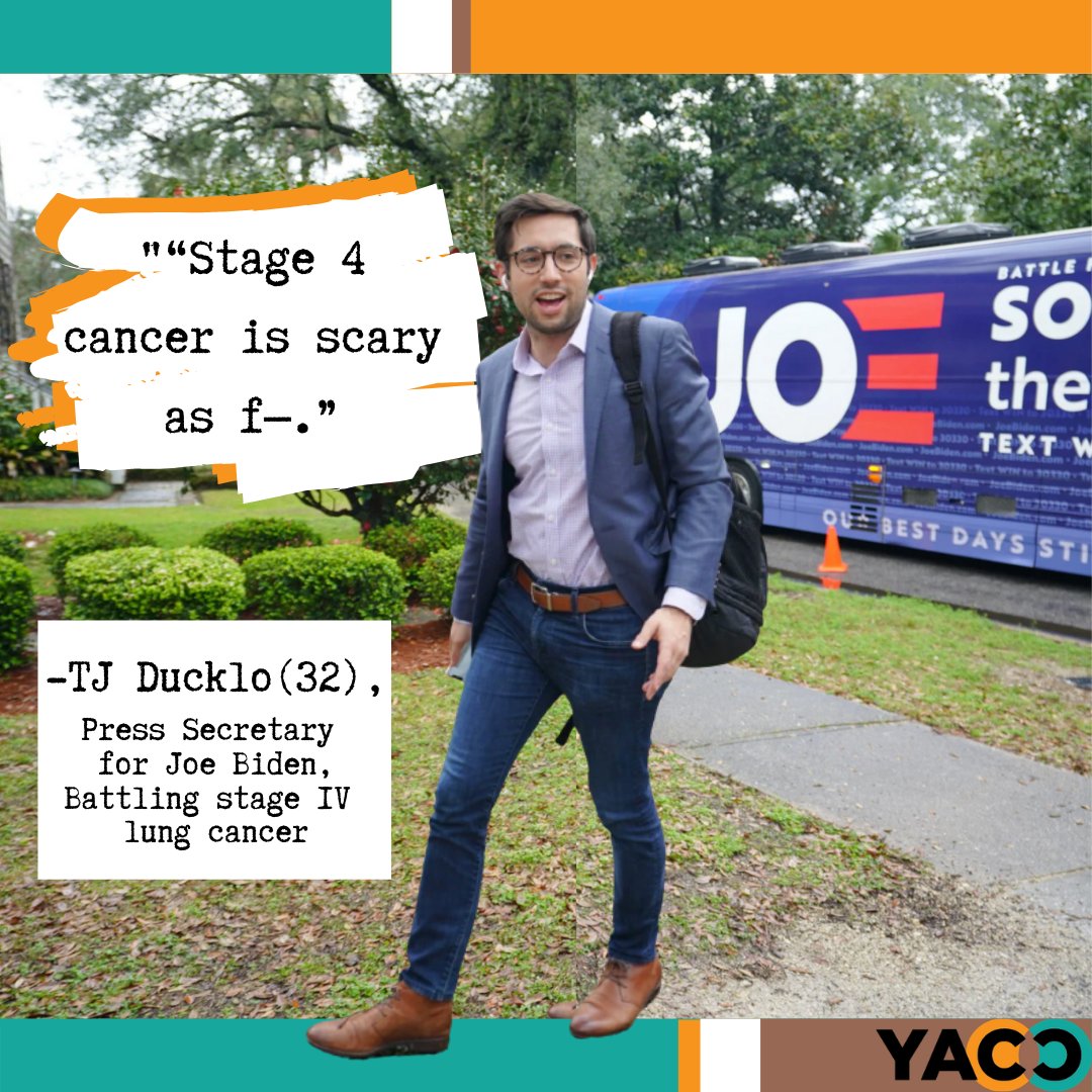 Cancer is not concerned about your calendar, your age, or whether you're the press secretary to a presidential nominee. 
Link: washingtonian.com/2020/10/16/tj-…