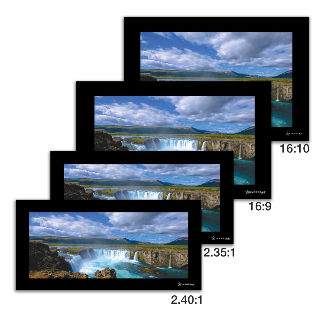 Silverstar Extensive Frame Projector Screen. Frame is 5.25" black velvet sizes from 92" to 184" > 16:9, 16:10, 2.35:1 &amp; 2.40:1
Learn more: vutec.com/silverstar-pro…

#hometheater #hometheatersystem #hometheaterdesign #HOMETHEATRES #vutec #silverstar #projector #projectorscreen