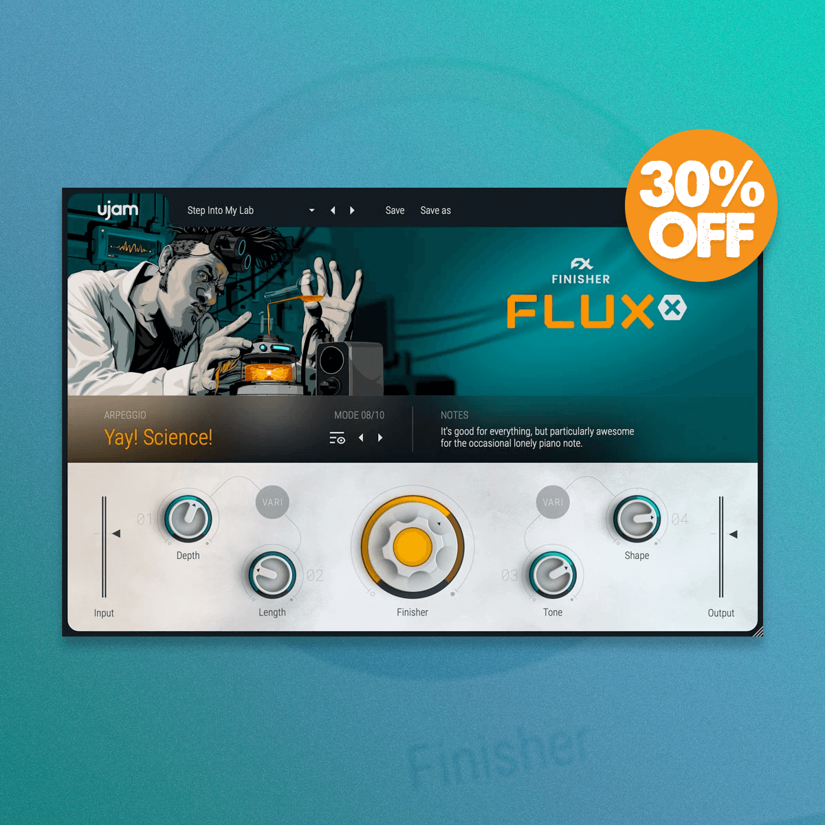 pluginfox's tweet photo. NEW from @UJAMinstruments - Finisher FLUXX 🎛
A multi-effect plugin with 27 different algorithms and 100 presets.
Save 30% thru October 31st
Check it out here: https://t.co/Qulg6nj1M9

#ujam #ujaminstruments #finisher #fluxx #pluginfox #dtm #plugins #vstplugins #plugindeals https://t.co/NsYgK6l9fU