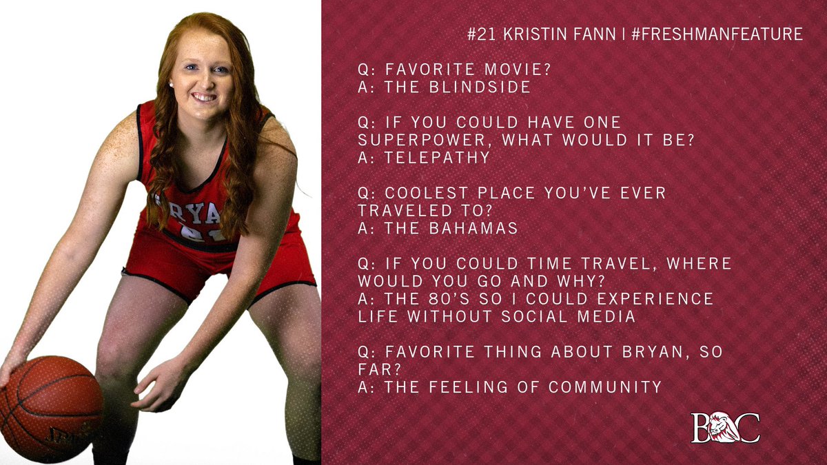 FRESHMAN FEATURE! Get to know our new Lady Lions this season! 🦁

Next up is <a href="/_kristinfann/">kristin fann</a> from Woodbury, TN

#WeOverMe #KeepInStep