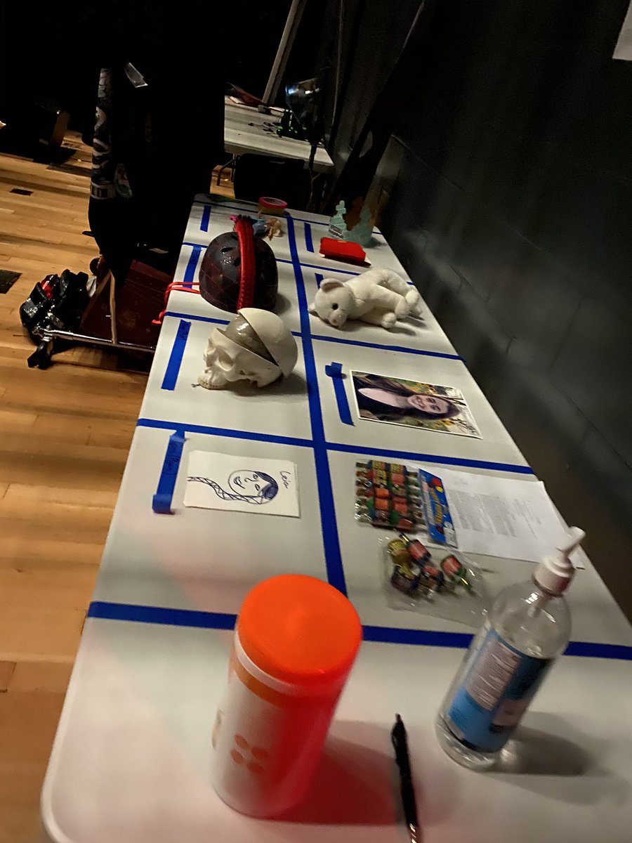 troupe4871's tweet photo. ✅ prop table is prepped
✅ walkies are charged
✅ Garfield has arrived

WE ARE READY FOR OPENING NIGHT!   Tix here:

https://t.co/QmhXX4Baef https://t.co/GTfCb4bsWn