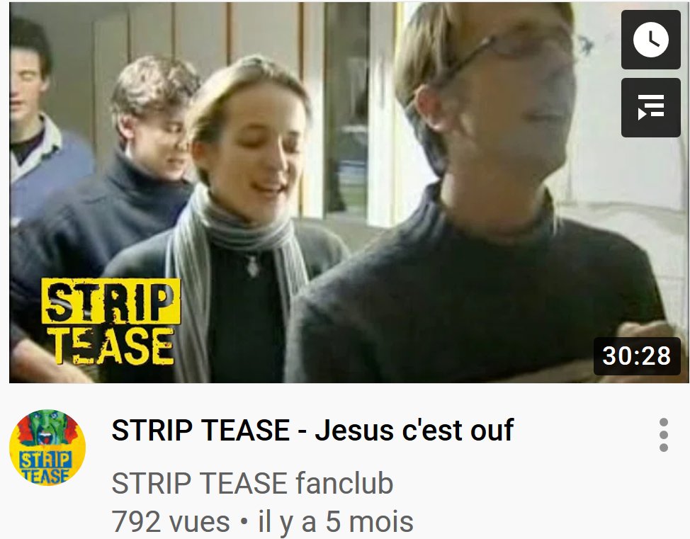 Resiliere (@resiliere) on Twitter photo Quand les recommandations Youtube te suggèrent de découvrir une des innombrables vies de <a href="/BertrandUsclat/">Bertrand Usclat</a>
Team Jesus! Quand les recommandations Youtube te suggèrent de découvrir une des innombrables vies de <a href="/BertrandUsclat/">Bertrand Usclat</a>
Team Jesus!