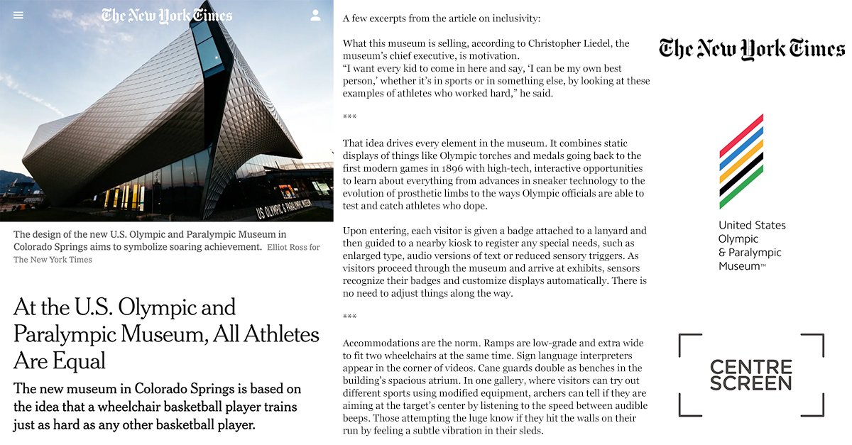 Centre Screen tweet media