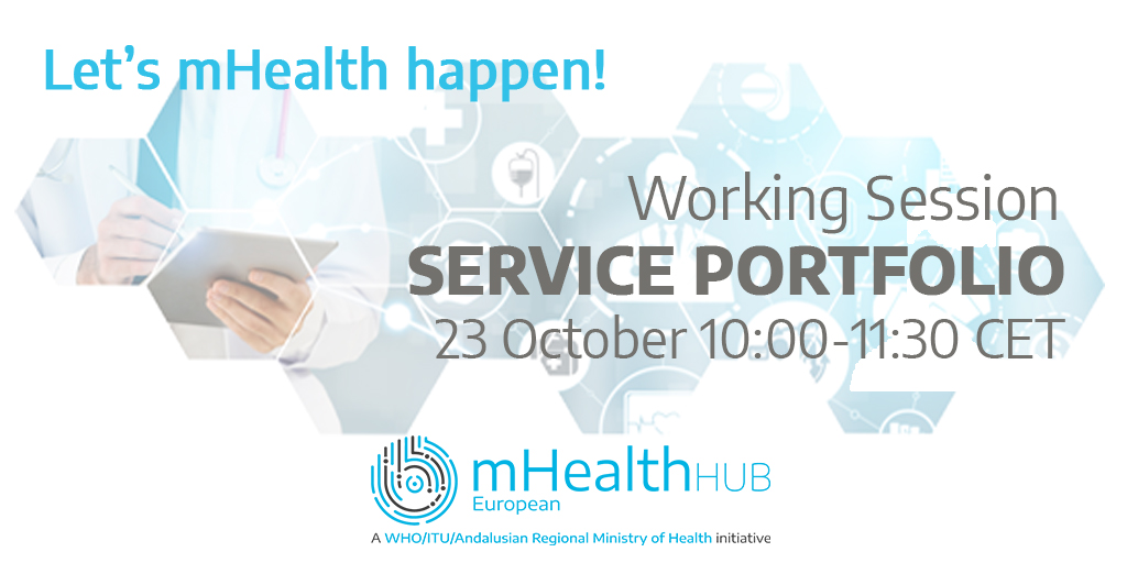 🗓️El <a href="/EUmHealthHub/">European mHealth Hub</a> celebra mañana una sesión de trabajo online 👩‍💻con usuarios potenciales para definir su futura cartera de servicios basada en las necesidades de la comunidad de la #SaludMóvil europea 📲
mhealth-hub.org/the-hub-will-h…