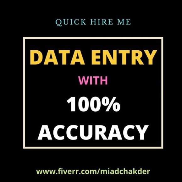 miad_chakder's tweet photo. Hello, I am an expert in #DataEntry #RealEstateDataEntry #WebResearch #DataMining #DataEntryExcel #CopyPaste. I have already completed more than projects. via @fiverr

😊😊😊If you need a data entry with 100% Accuracy please contact me😍😍😍 https://t.co/YKXY8zxUvr