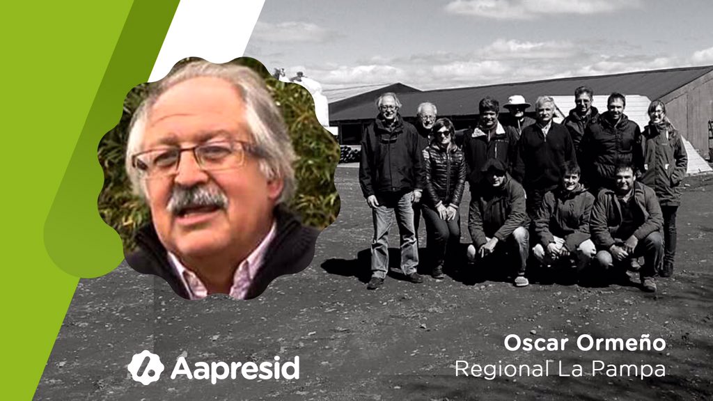 🙏 Despedimos con gran dolor a Oscar Ormeño, socio de Aapresid e integrante de Regional La Pampa. Desde <a href="/Aapresid/">Aapresid</a> el más afectuoso saludo a su familia y amigos.