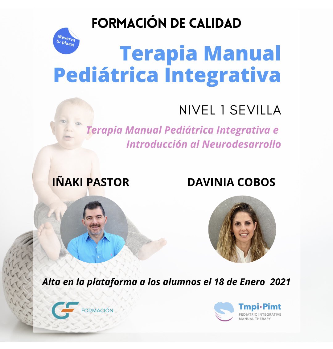 GFysio's tweet photo. #TMPI Nivel 1 #Sevilla. @GFysio Formación de calidad para #fisioterapia https://t.co/ZM6dXPgkZ1