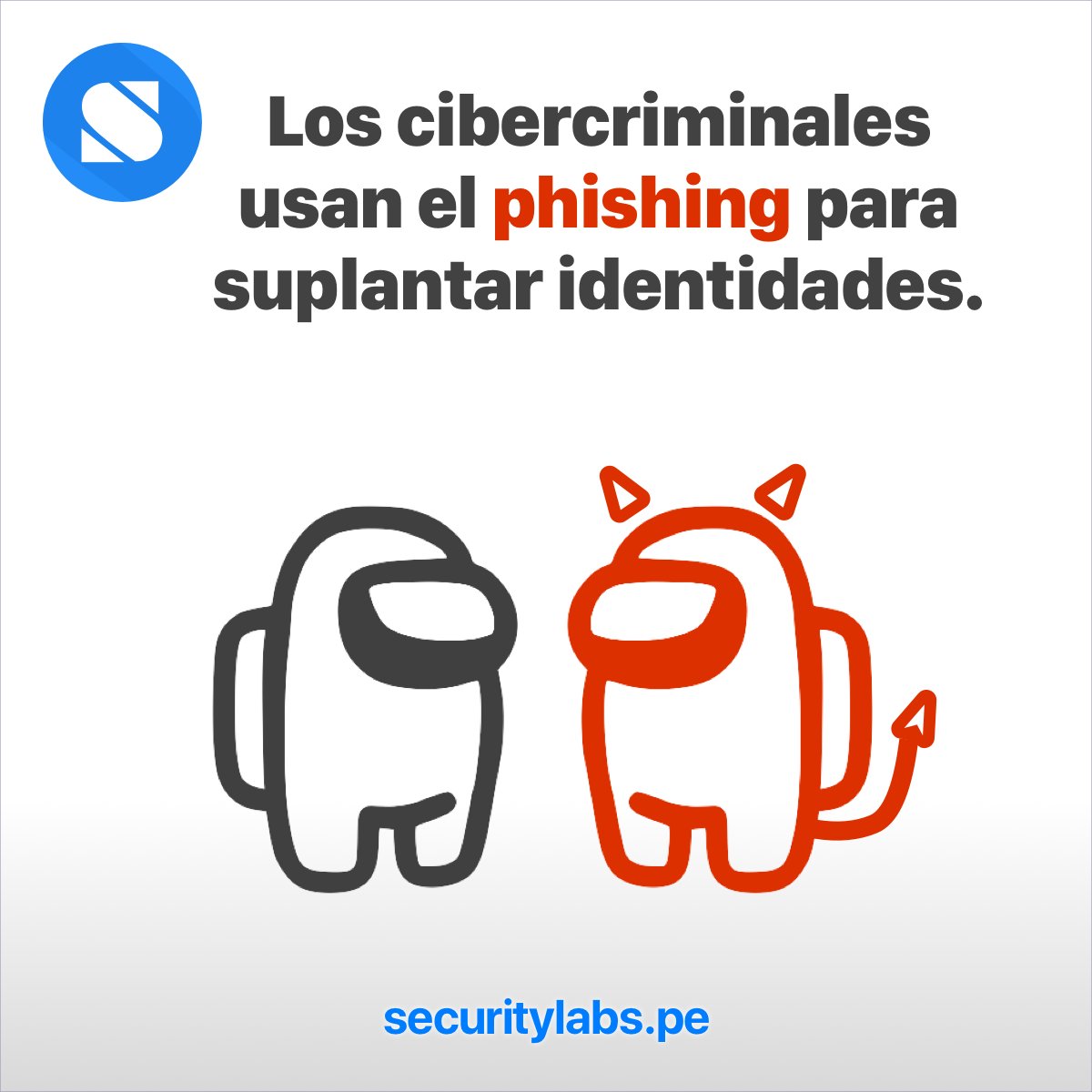sxlabs's tweet image. 🆔 Los #cibercriminales usan el #phishing para suplantar identidades.

#SecurityLabs #cybersecurity #ciberseguridad #AmongUs