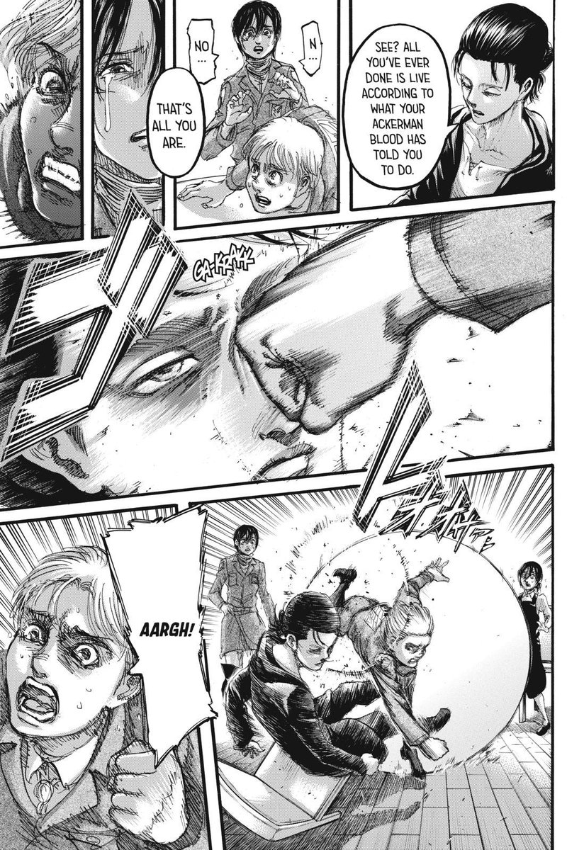 they stood up for each other and also that time where eren called armin "a wimp" 