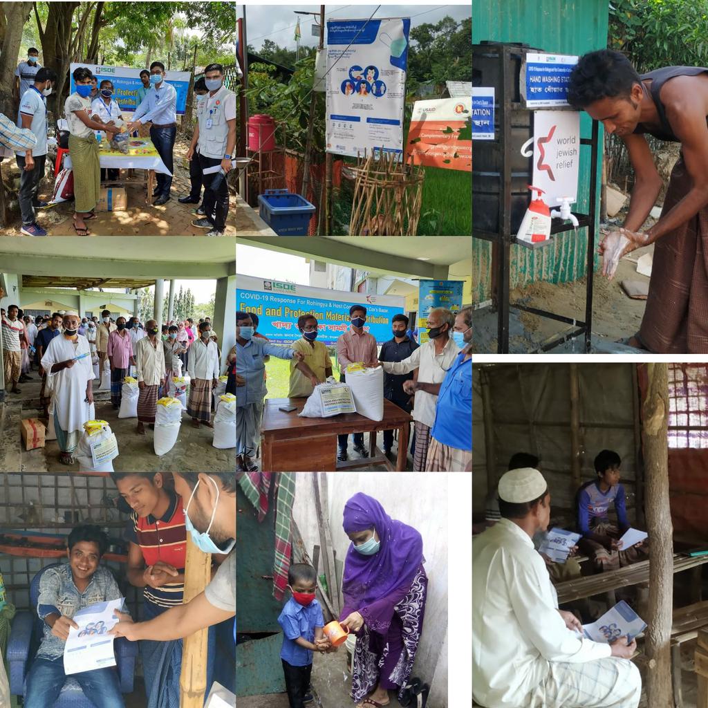 jahangirisdebd's tweet photo. @WJRelief @isdebangladesh Thanks to @WJRelief for helping us to deliver #handwashing stations, #facemask &amp; essential #food among the #Rohingya_Refugees &amp; #host_community in #Coxsbazar to fight against #COVID19. https://t.co/k340ROXmpq