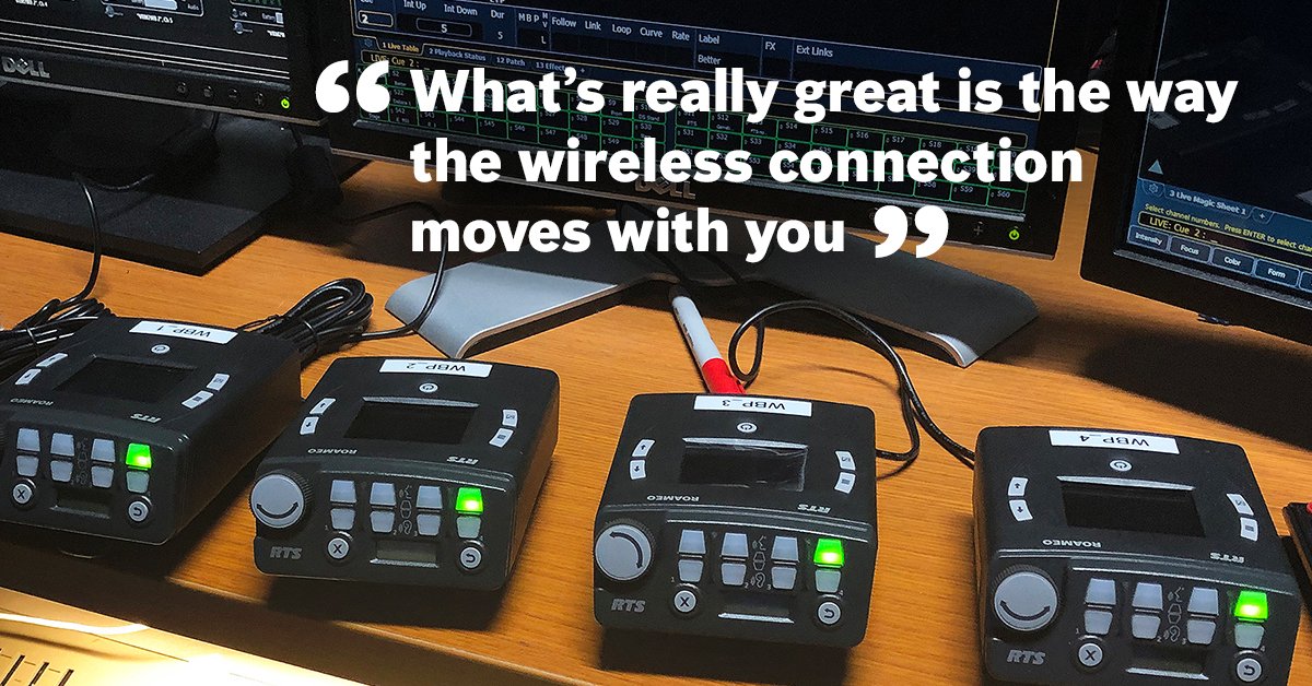 rtsintercoms's tweet image. WFSB-TV’s ROAMEO wireless intercom system allows the team to move between the truck and anywhere in the studio, keeping them solidly connected over crystal-clear comms wherever they are. Seamless connectivity, that’s #theRTSdifference