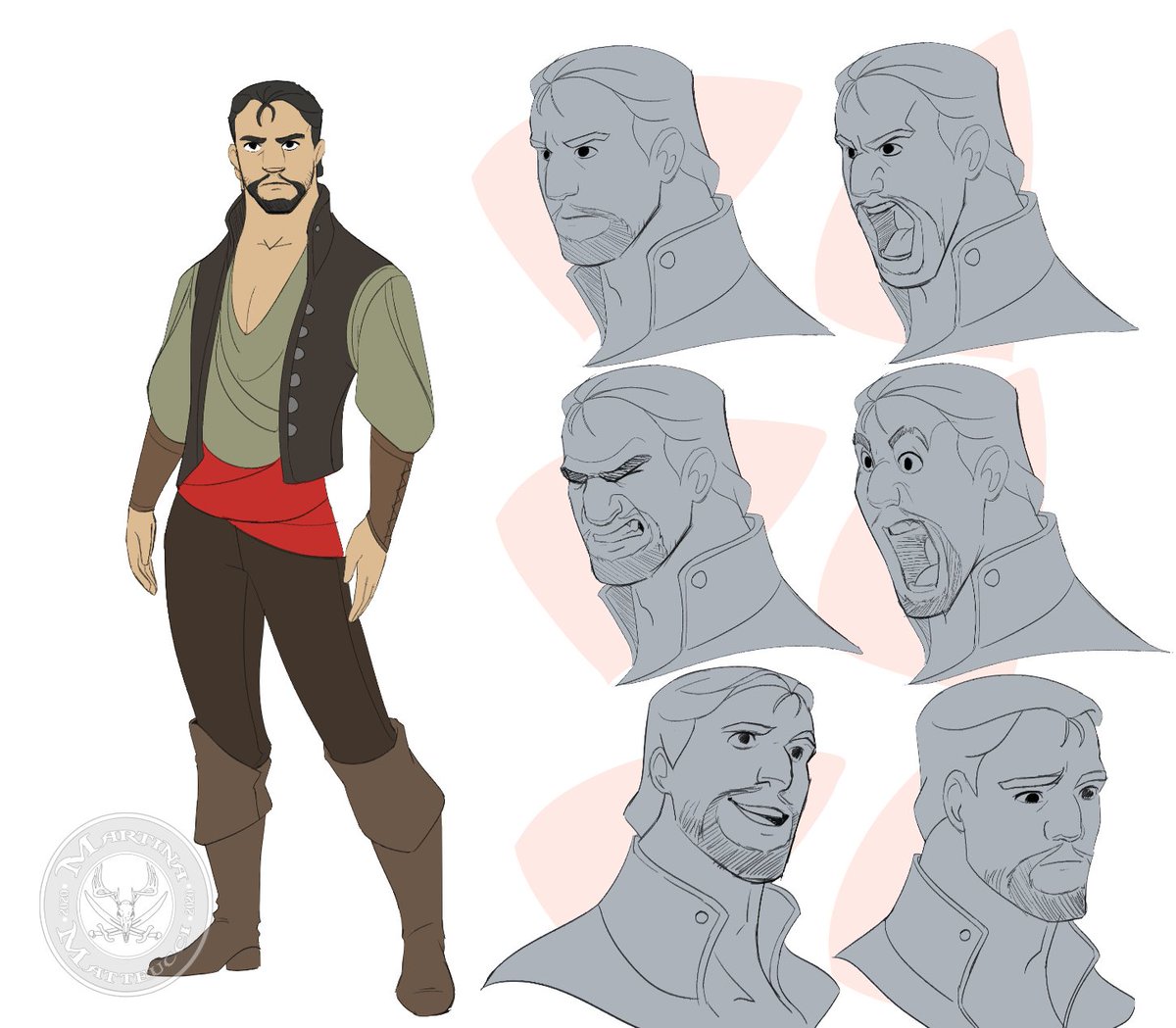 pirates_co's tweet photo. Random pirate character for animate in my free time.

#Pirates #art #2dart #charactersheet #expressionsheet #animations #Ocs https://t.co/eF1jYaB5pa