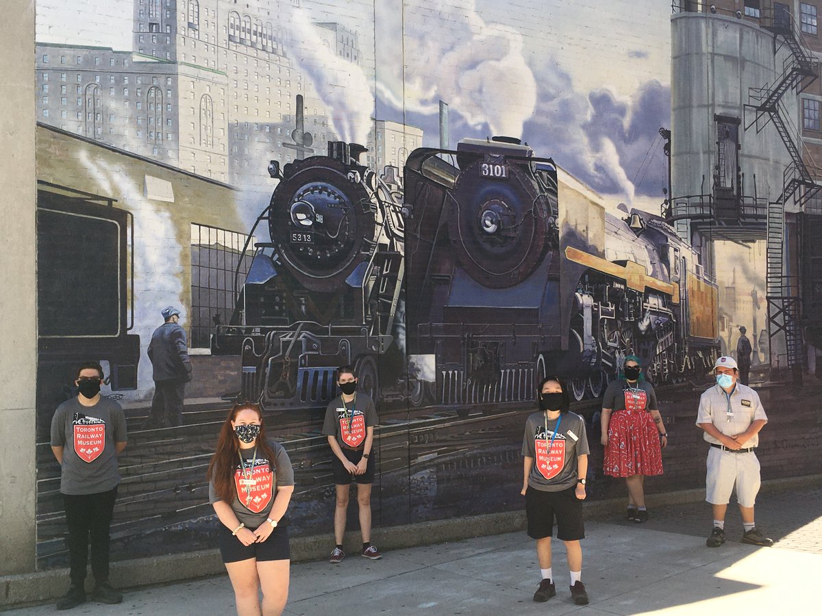 TORailwayMuseum's tweet photo. Happy #MuseumWorkersDay! We’re so grateful for our amazing team of staff and volunteers.
Pictured here is our 2020 summer team 💕 #IMWD #IMWD2020 https://t.co/Rd1a4zm9DM