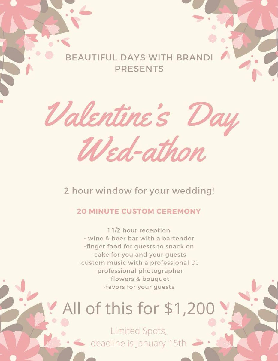 WithBrandi's tweet photo. All the romance and fun with much less expense and stress!!! https://t.co/vfCAciMyPM
