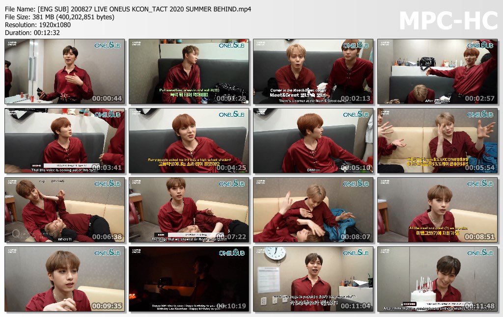 [ENG SUB] 200827 LIVE ONEUS | KCON:TACT 2020 SUMMER BEHIND

🔗 LINKS 

• YouTube : youtu.be/L_b7EryId-U

• MEGA : mega.nz/file/H543CYRB#… 

#ONEUS #원어스