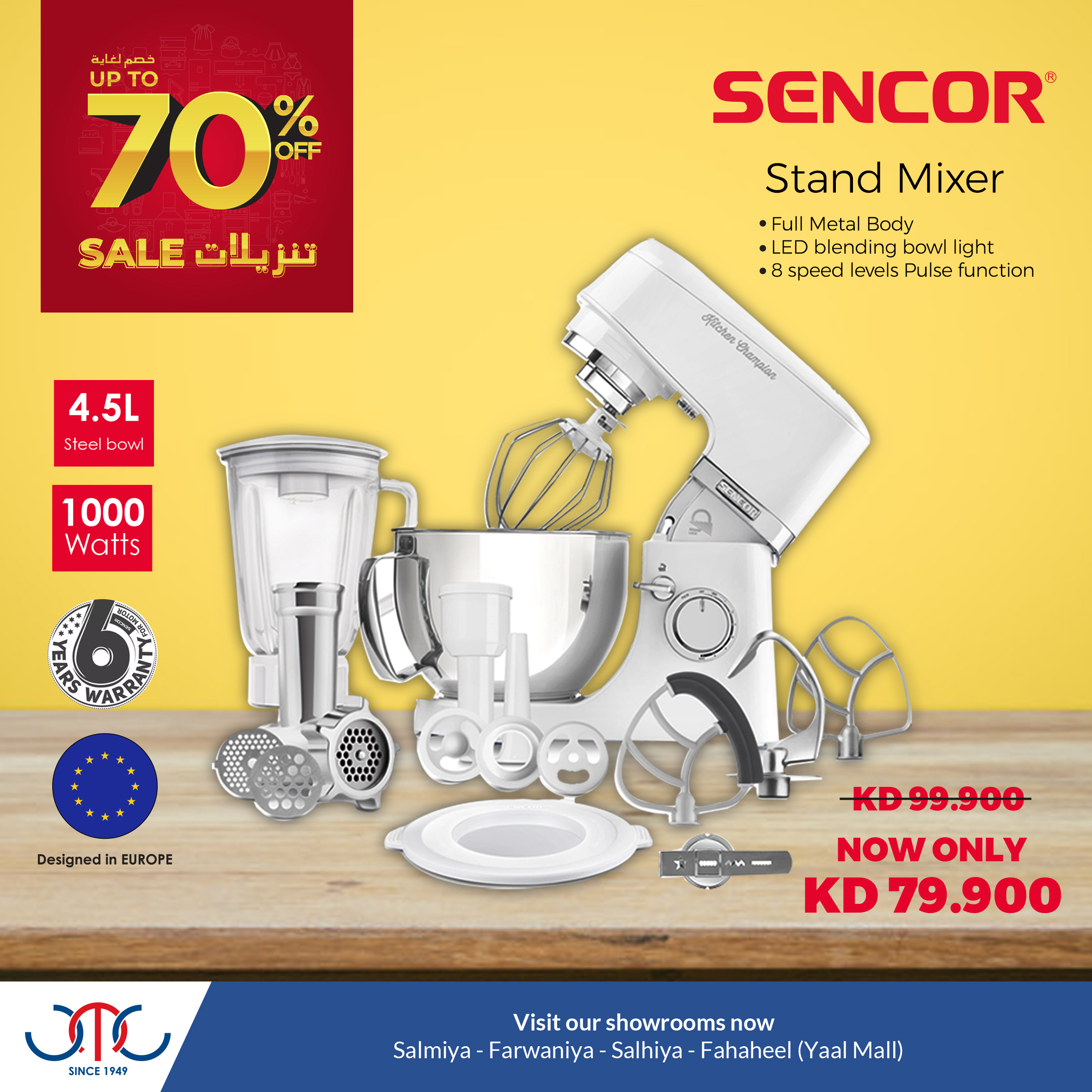 Represent Badly Reorganize UTC Kuwait on Twitter: "Decorate your kitchen with the most durable and  effortless series of Sencor Kitchen Machine. Sencor brings you Stylish,  Feature-rich &amp; Affordable products from from the heart of Central