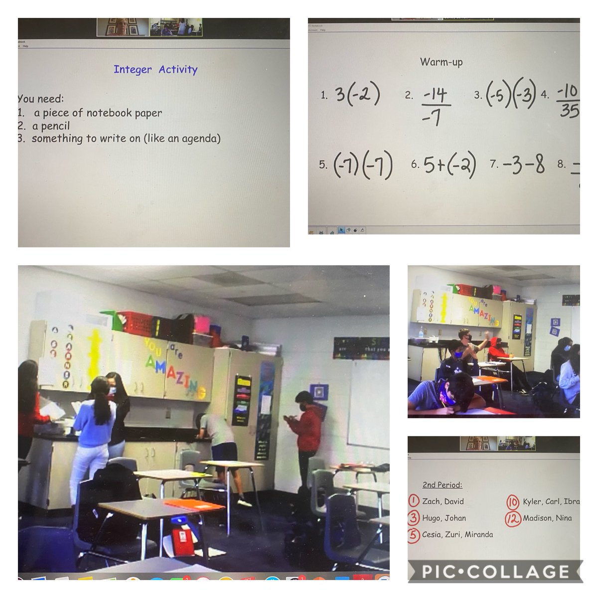 Loved virtually visiting  Ms. Lorick’s class and hearing the great collaboration during and integers SOS gallery walk. ⁦<a href="/DiscoveryEd/">Discovery Education</a>⁩ ⁦@SMSMustangs⁩ ⁦<a href="/FortMillSD/">Fort Mill School District</a>⁩