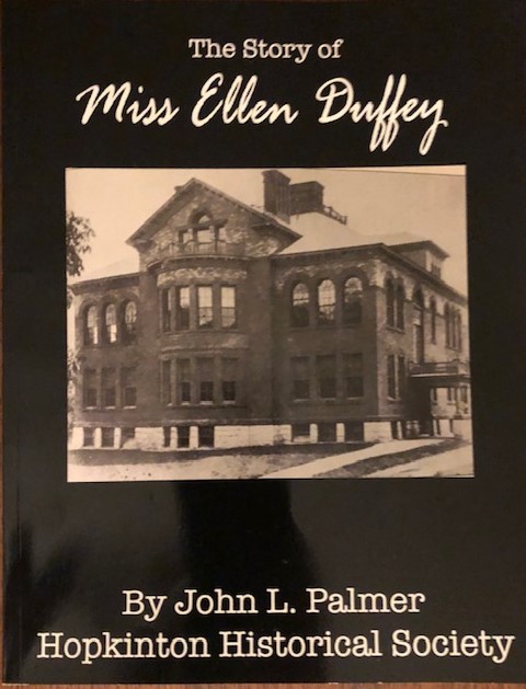 Now Available! The Story of Miss Ellen Duffey. Take a trip to #Hopkinton 1919 and read about when the streets were in chaos  because of a teacher's firing and how it all ended up in court. Want a copy or two? Info on our website hopkhistsoc.org