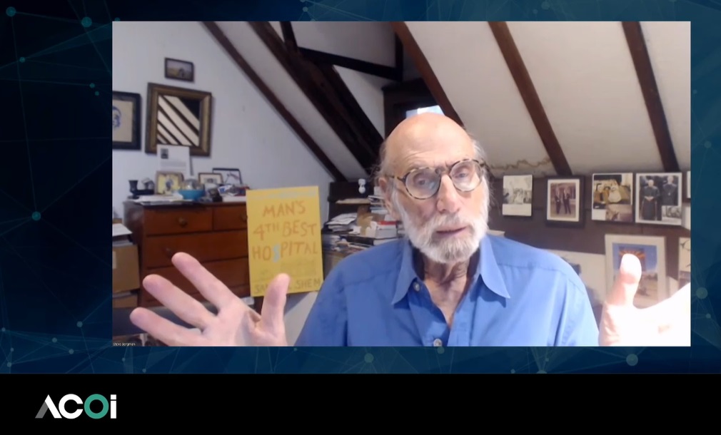 Samuel Shem, MD, discusses the "power of the we" and his book The House of God now at #ACOI2020.

"We have to take back our profession…we’re the doctors...we’re the ones who take care of people. We need to stay connected." <a href="/SamShem2/">Sam Shem</a>

#MedTwitter