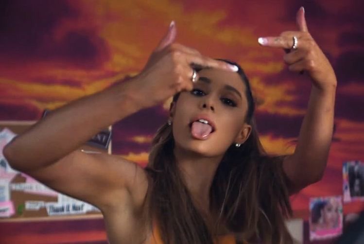 iconic thank u next mv