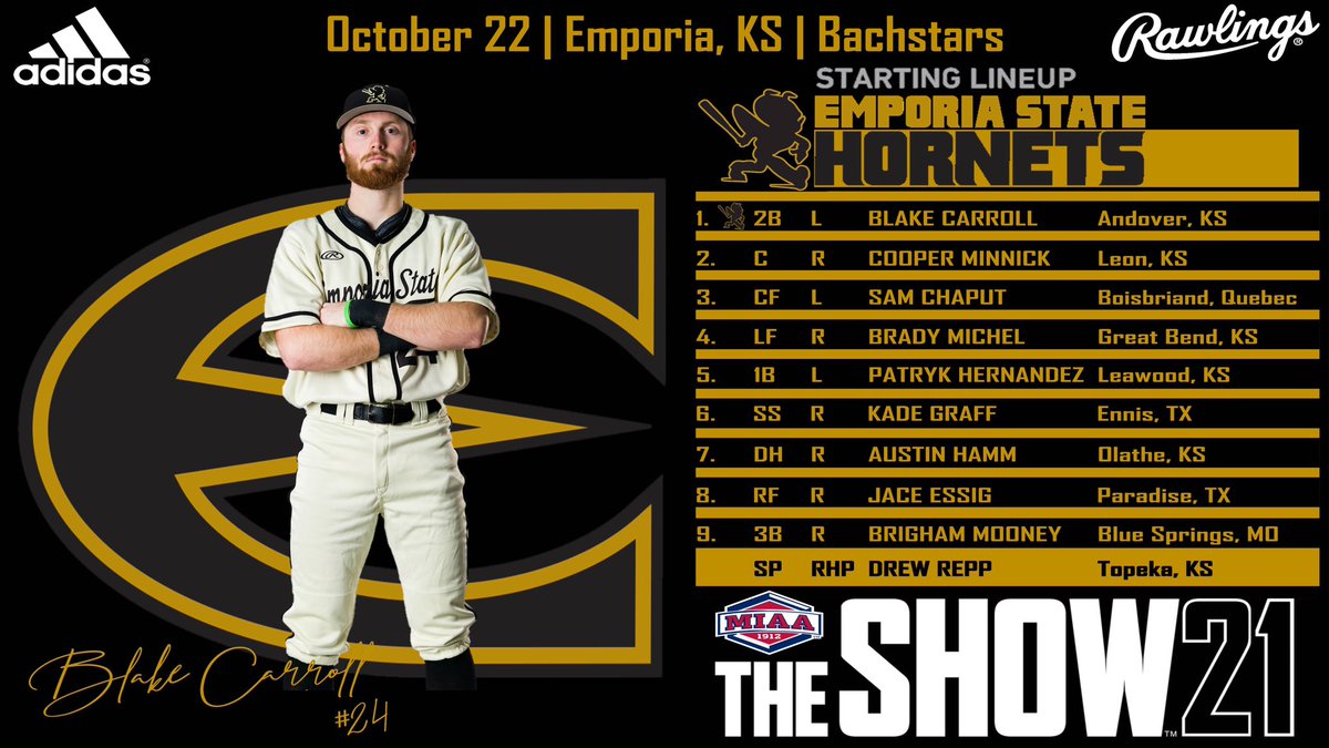 ESUBaseball's tweet photo. Home Team for Game 1 https://t.co/ZLI1au5Ym0