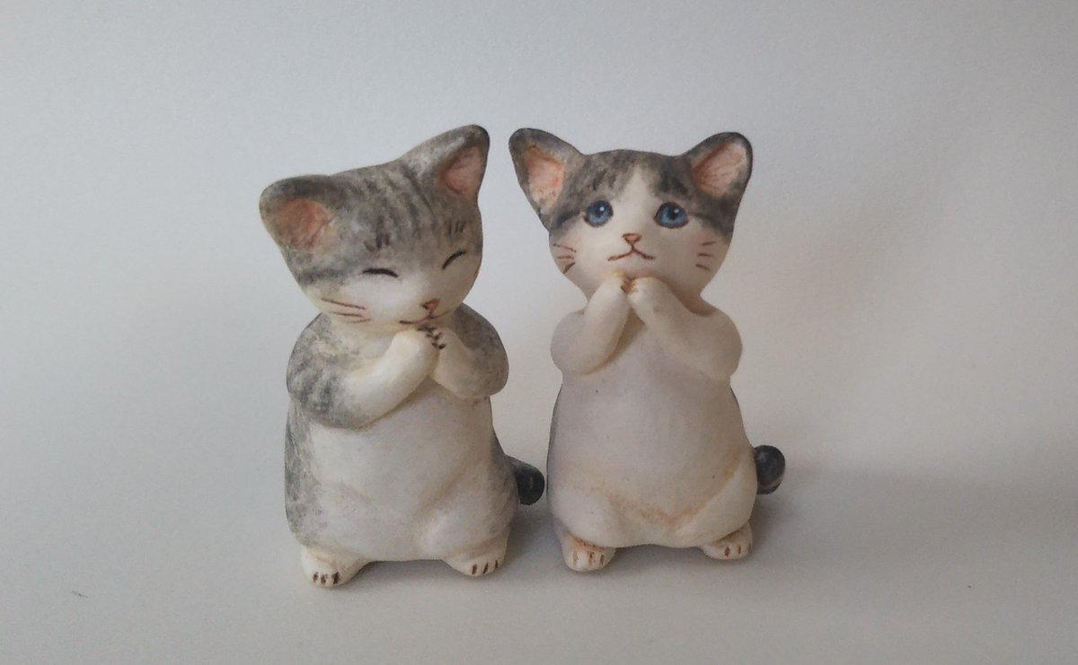 お祈り猫
