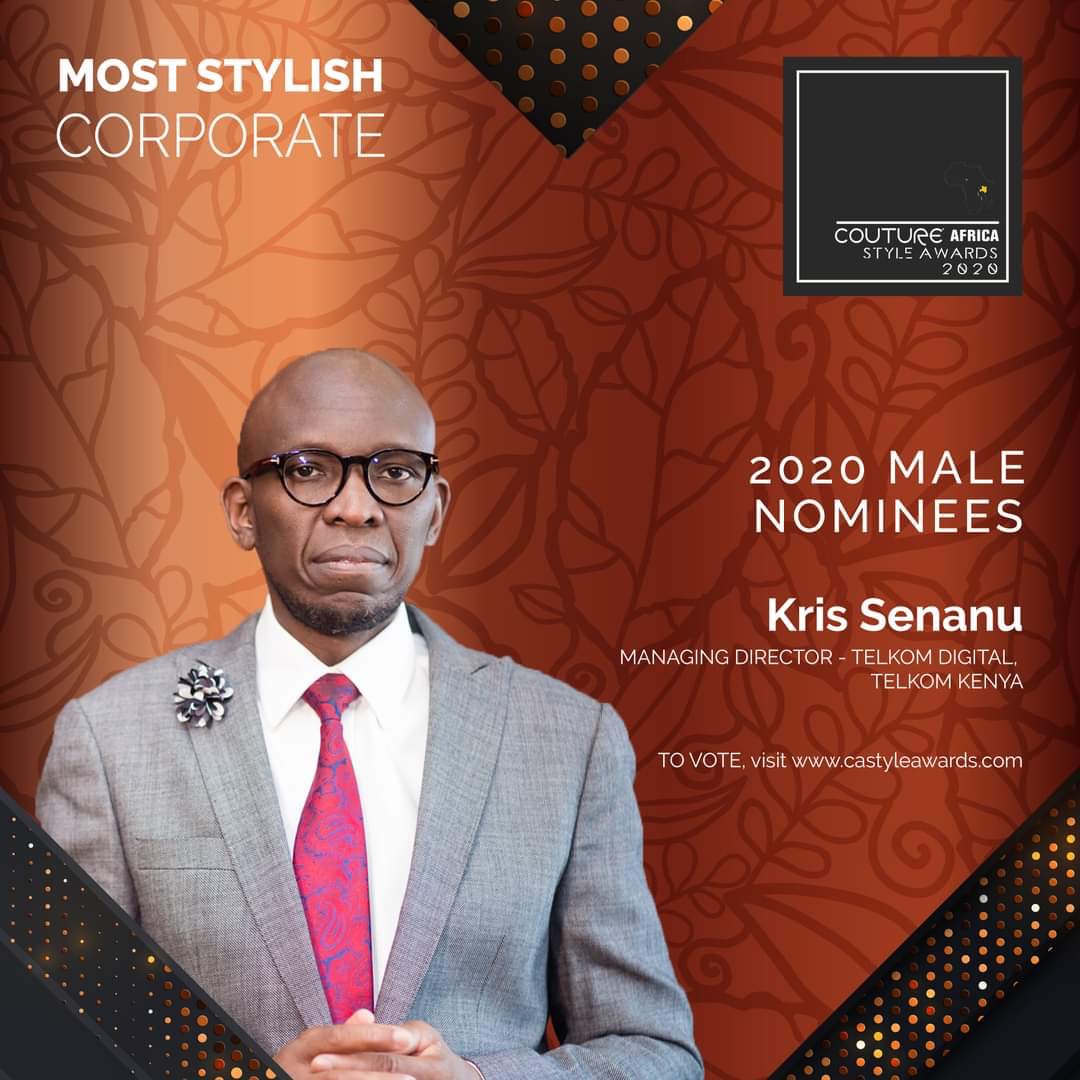 LordGichohi's tweet photo. Good People,

My Good Friend  @ksenanu of @Telkomkenya has been nominated for the Most Stylish Corporate Man in The Couture Africa Style Awards.  Please go to this link:  https://t.co/z4tcMh0krE and vote for him #VoteforKrisSenanu #CoutureAfricaStyleAwards https://t.co/QQKGfYxOV1