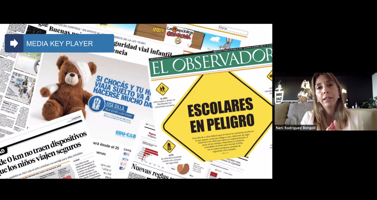 fundaciongonchi's tweet photo. "Es fundamental contar con la prensa como aliado estratético, para que a nivel de la población se logre instalar el tema y que así llegue con la presión adecuada a los gobiernos" #visionzerochallenge @WRI_Ciudades
 @FIAFdn @RodriguezNani https://t.co/UfJEf54WLo