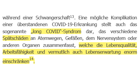 (17) Anders als öffentl. Experten, welche Fallzahlen von täglich 20.000 Neuinfekt. mit Worten wie "kein Weltuntergang" kommentieren,weist die Gesellschaft für Virologie auch sehr deutlich auf das Risiko von Spätschäden durch das  #longCovid-Syndrom hin ( https://www.g-f-v.org/node/1358 ):