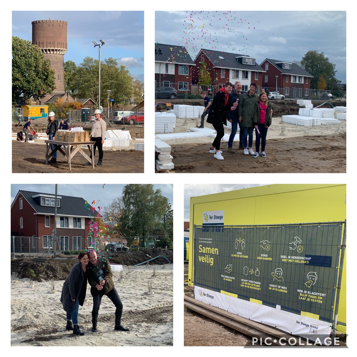 YvetteJaarsveld's tweet photo. Een Drive Thru als start bouw happening! Kopers konden in hun eigen auto de bouwplaats op en kregen een gevulde Goodiebag mee naar huis om thuis te proosten op een goed bouwproces! #ParkVeldwijk #Hengelo #Coronaproof @TSBouwVastgoed https://t.co/zTeN8GW1t7