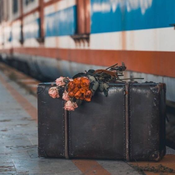 مصفوفة حقائبي على رفوف الذّاكرة ...و السّفر طويل .يبدأ دون أن تسير القاطرة