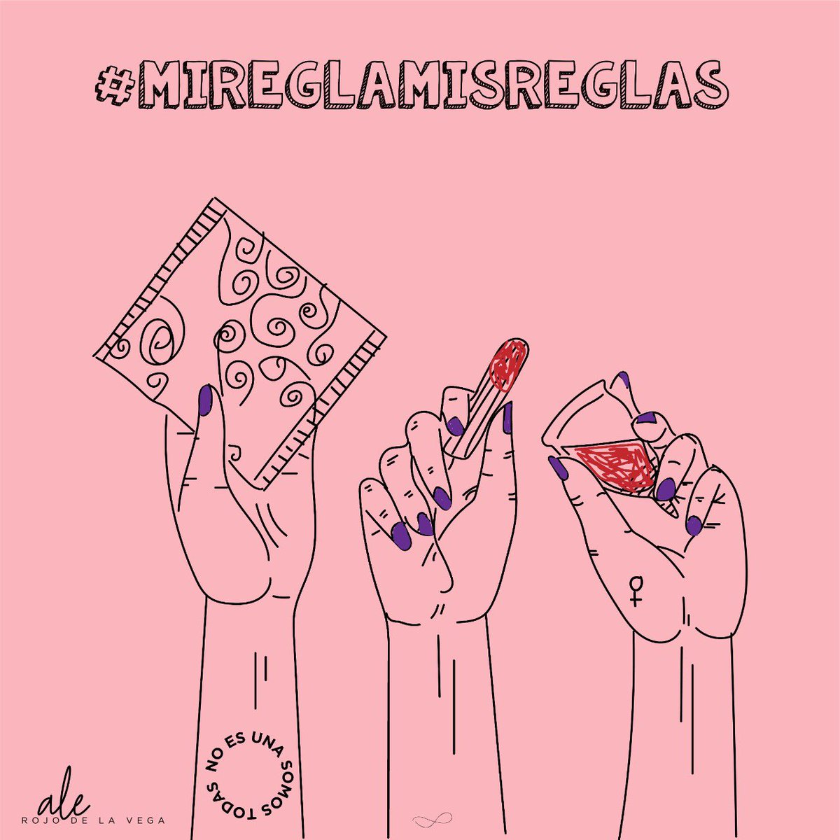 AlessandraRdlv's tweet photo. Tipos de injusticias por menstruar: 

Exclusión, discriminación, acoso, violencias, insultos, trato indigno, desventajas de salud, desventajas económicas, violaciones constitucionales. 

#MReglaMisReglas https://t.co/vP3PGCqRvE
