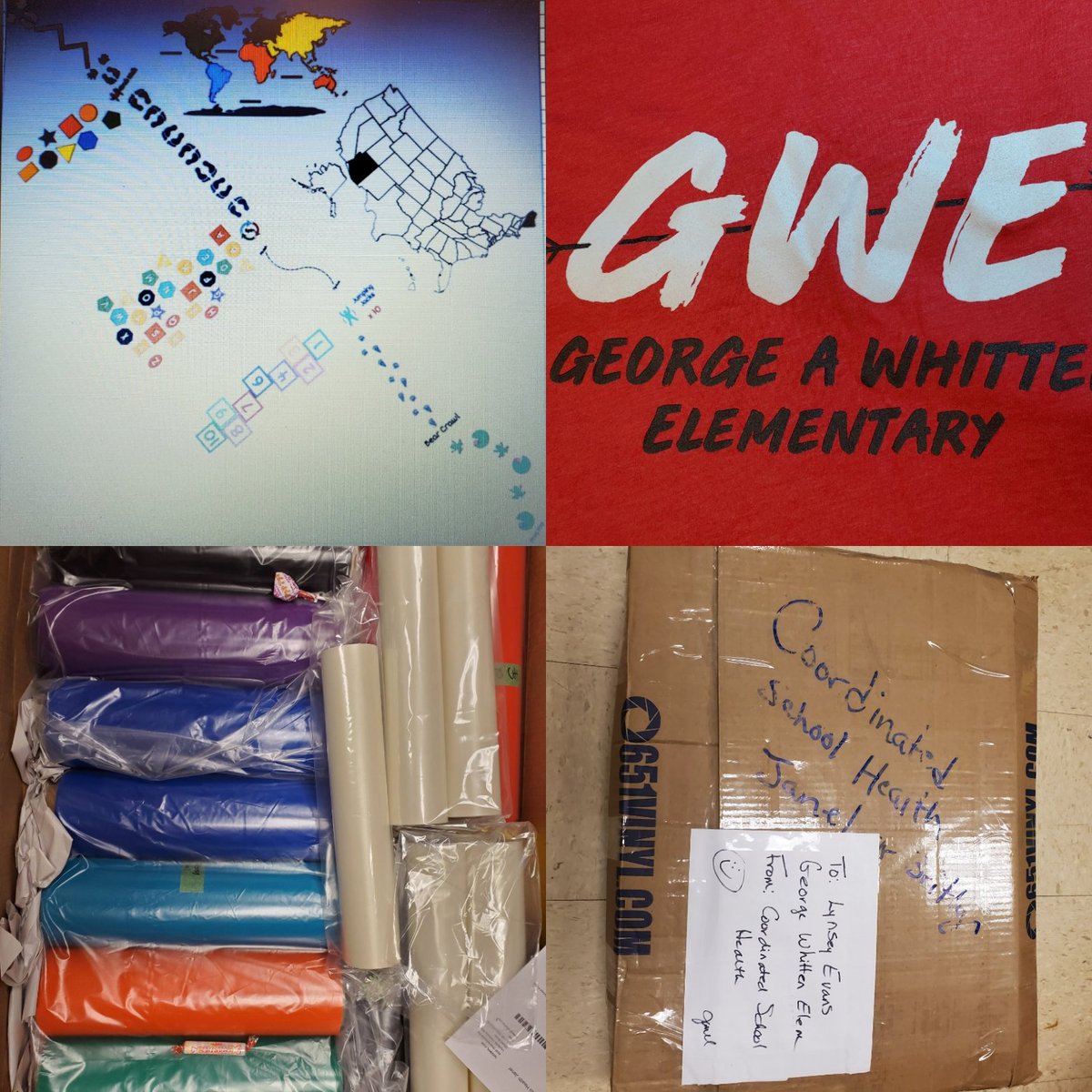 lyns_evans's tweet photo. Educational sensory path is in the works for @GeorgeWhittenES  thanks to @SumnerCoCSH  for the grant to make the path. This path will help the neurodiverse as well as the neurotypical get their sensory input/output regulated throughout the day! @co_sumner #BetterTogether #gwePE https://t.co/gmIFJe4wGJ