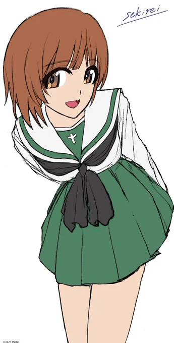 みぽりん お誕生日おめでとう!!!

仕事終わりに爆速で描いた
#西住みほ生誕祭 
#西住みほ生誕祭2020 