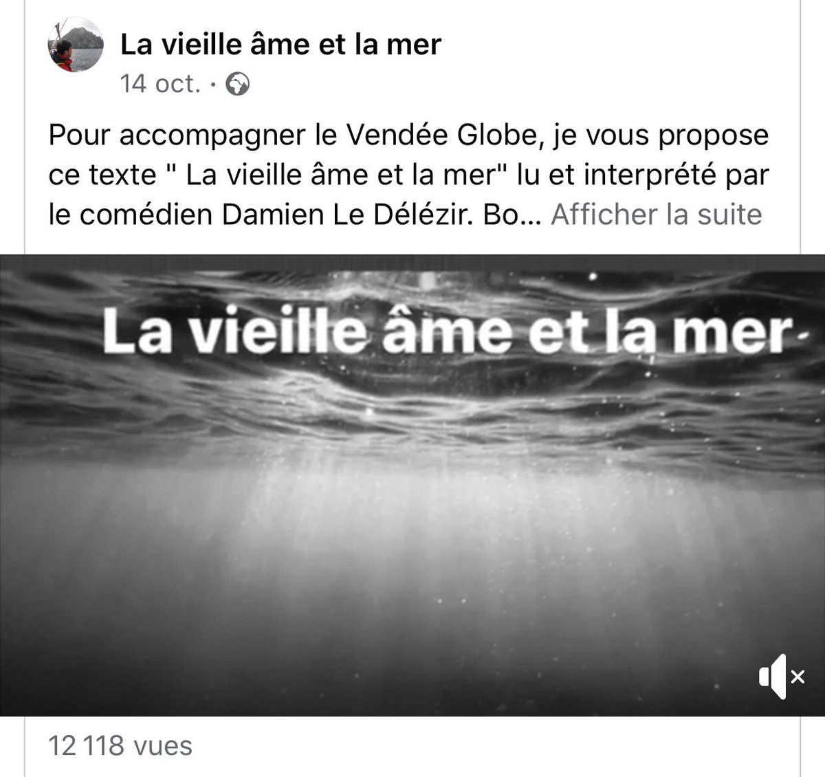 JeanBiette's tweet photo. Vendée Globe : Plus de 12 000 écoutes en une semaine pour cette nouvelle «  la vieille âme et la mer », tirée de Livresque du large.  Elle a pour cadre un Vendée Globe imaginaire. À partager ! #VendeeGlobe #Lavieilleameetlamer #Livresquedularge 

https://t.co/5ct7h0vCSg https://t.co/dZQYNNzBTA