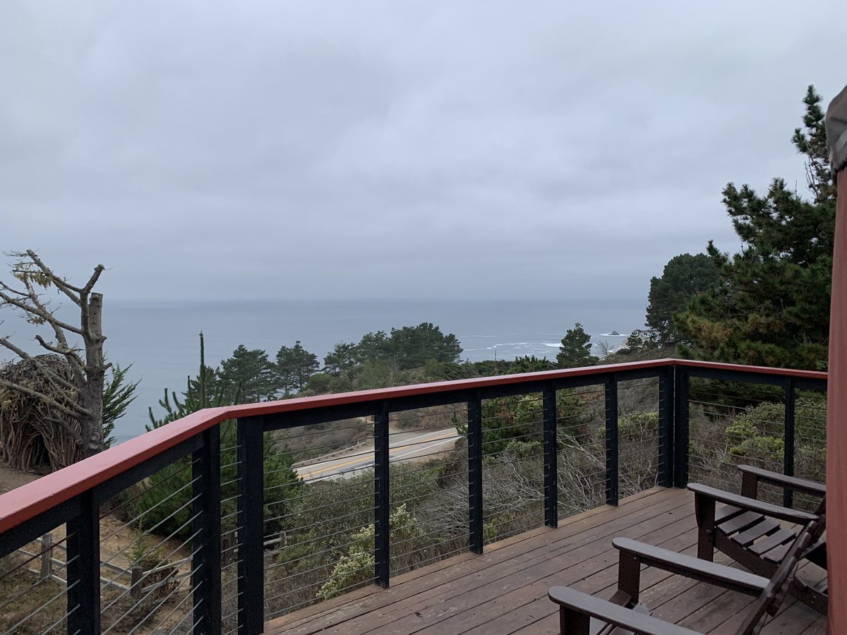 fintaxdude's tweet photo. This is a terrible view. #treebones #bigsur #vacation https://t.co/ryxw5DaK3Z
