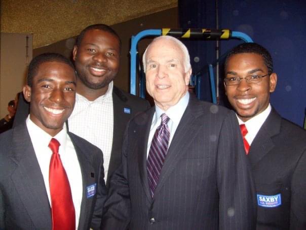 I think about my time in college & former Sen. Saxby Chambliss on his re-elect campaign. I first met the late Sen. John McCain, who made his staff available to me & my friends to help us recharter a College Republican Chapter at Morehouse. He was one of our first supporters.