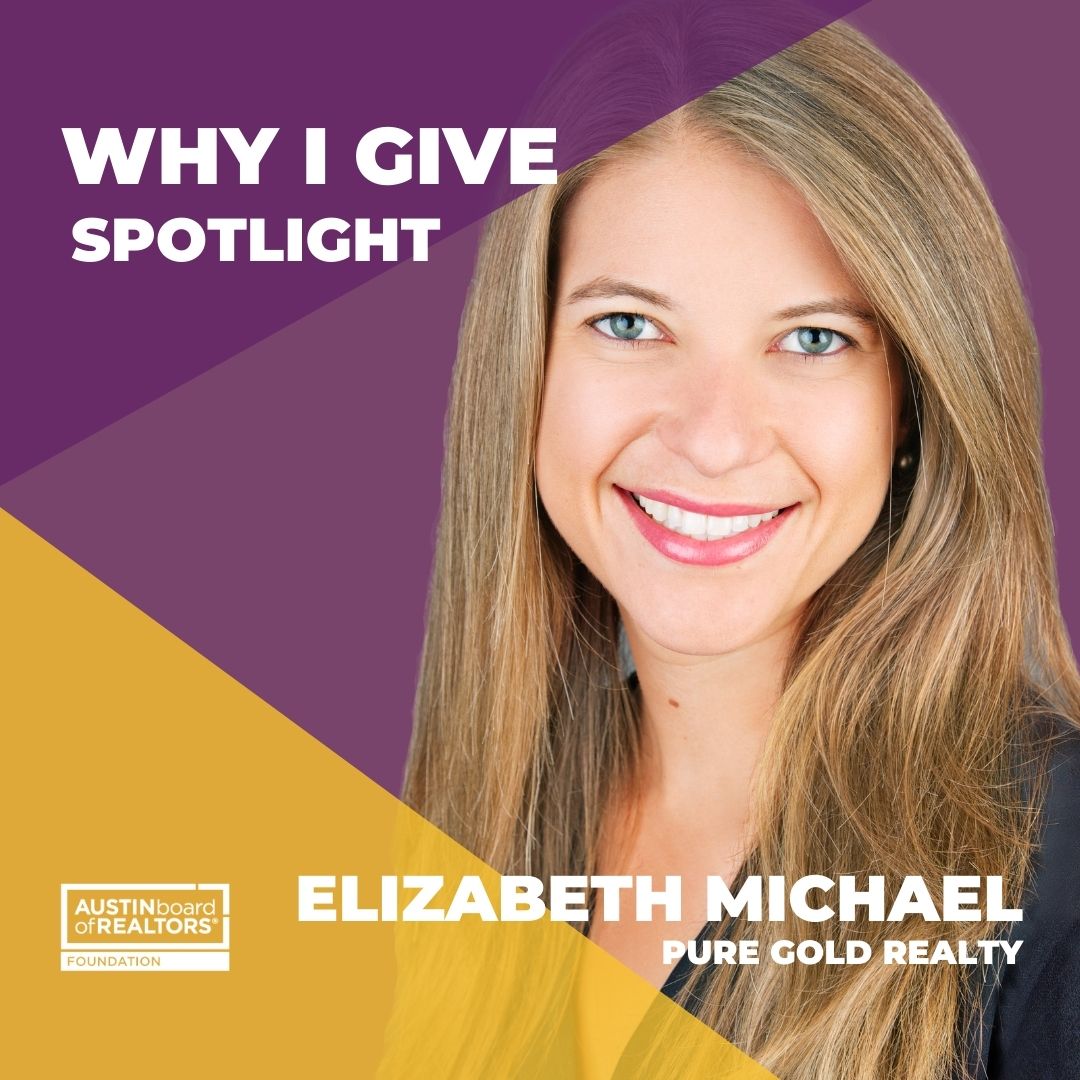ABoR_REALTORS's tweet photo. We're shining the light on Elizabeth Michael, Realtor of Pure Gold Realty for our latest #WhyIGive spotlight.
Interested in getting involved with the #ABoRFoundation? Email foundation@abor.com to learn more and get involved! #ABoRGivesBack https://t.co/Sfuysxjrpx