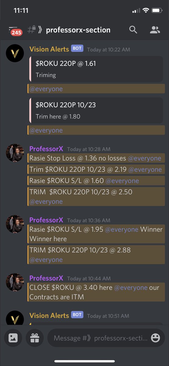 TradeWithVision's tweet image. Getting in on this chop action this morning! A big play by one of our guys followed up by a full explanation on why it was taken. We are big fans of trimming early &amp;amp; raising SL to ensure profits.
Come join, and learn to TRADE WITH VISION. #stockmarket #trading