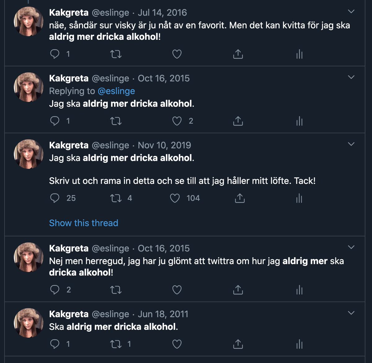 Jo den där har man ju hört förr...