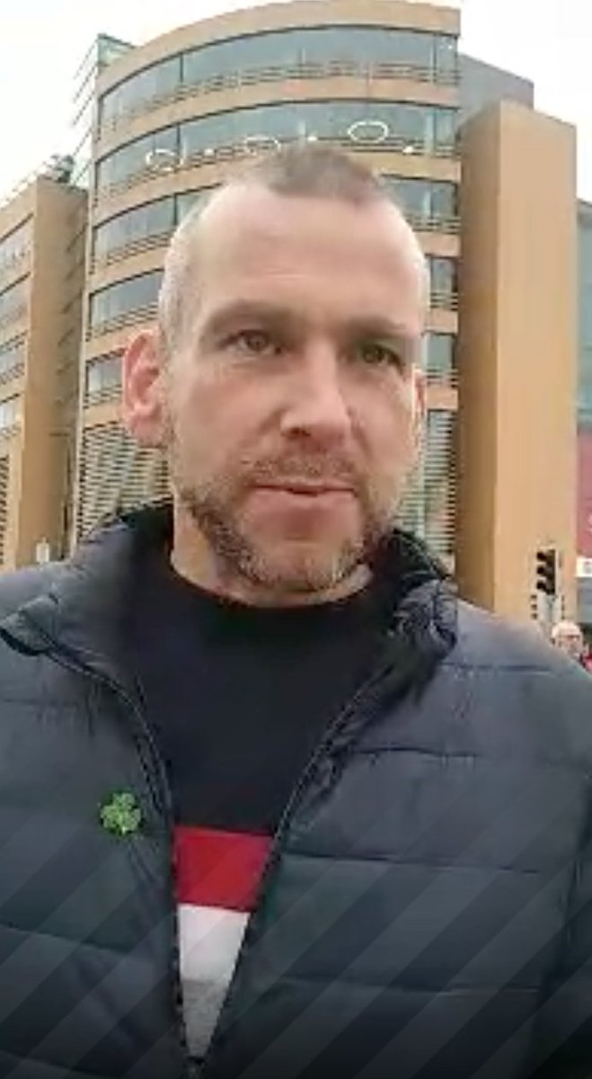 Ross Lahive appears to have made the journey from Cork to Dublin today.Lahive was part of the crowd at the Custom House in August who assaulted counter-protestors. https://twitter.com/gemmentedod1/status/1299987356494299136