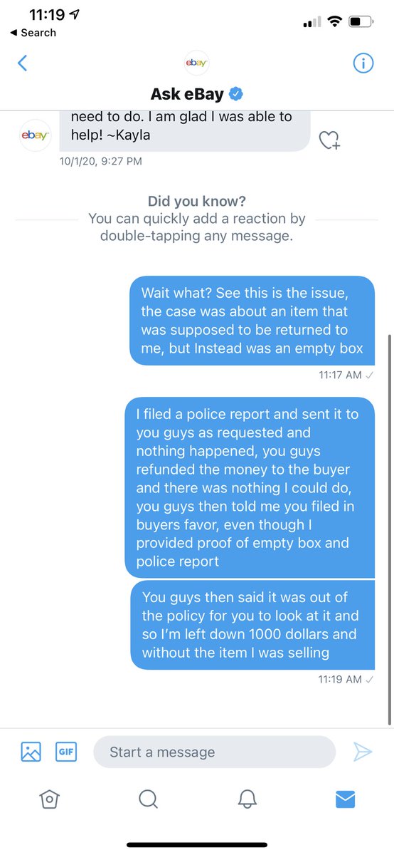 Ebay buyer returned an empty box to me and eBay refunded him 1000+ dollars. I filed a complaint with video proof of unboxing and a police report. eBay told me they ruled in favor of buyer. They refused to reopen or look at the case again. #ebay #dontusebay #letsgoviral