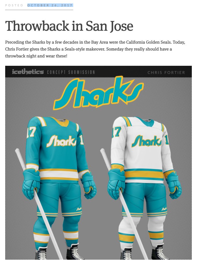 BREAKING: Sharks Third Jersey Leaks Online - Teal Town USA