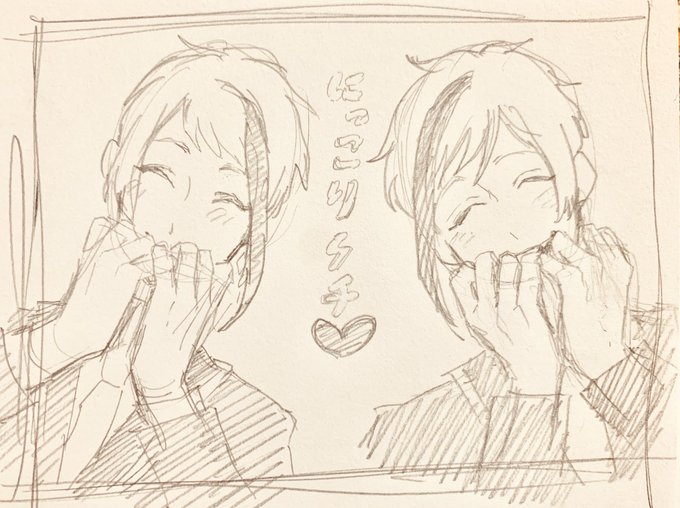 お題箱のにっこリーチ今描いてるから今暫し待たれよ…☺️ 