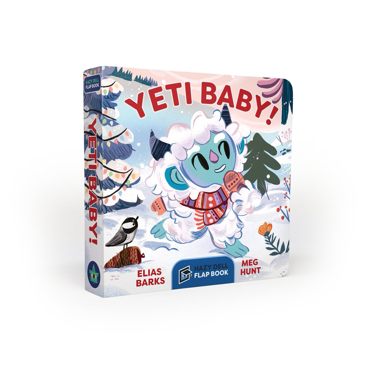 hazydellpress's tweet photo. “Who’s warm and snug in the cozy ice cave?” / “It’s Yeti Baby with a goodnight wave.”❄️ 
All four Hazy Dell Flap Books are available now—Alien Baby, Bigfoot Baby, Pumpkin Baby and Yeti Baby.❄️
 https://t.co/iKwVzOLSAt #hazydellpress #yetibaby #flapbooks #hazydellflapbooks https://t.co/k5OVfzuUCR