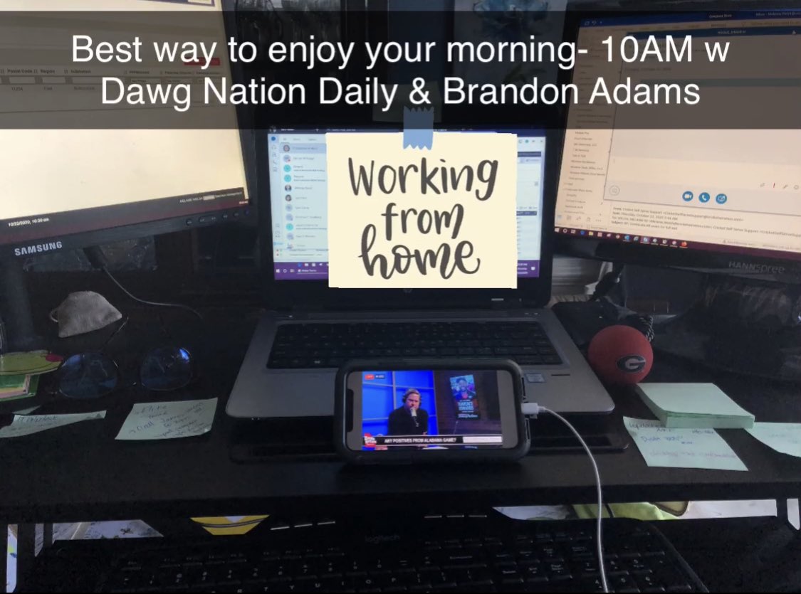 melwelsh10's tweet image. Great way to get through your morning with @DawgNationDaily and a bonus when former UGA WR Terrence Edwards joins the convo #GoDawgs #MultitaskingMom #WorkWorkWork #FootballFootballFootball