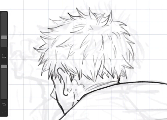 I think i started to understand how spiky hair works, just this much ??... #wip 